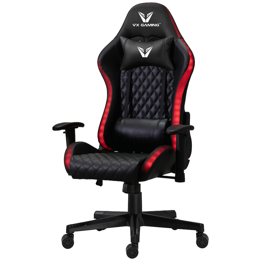 VX Gaming Furniture VX Gaming Lumas High-Back Gaming Chair with RGB Lights