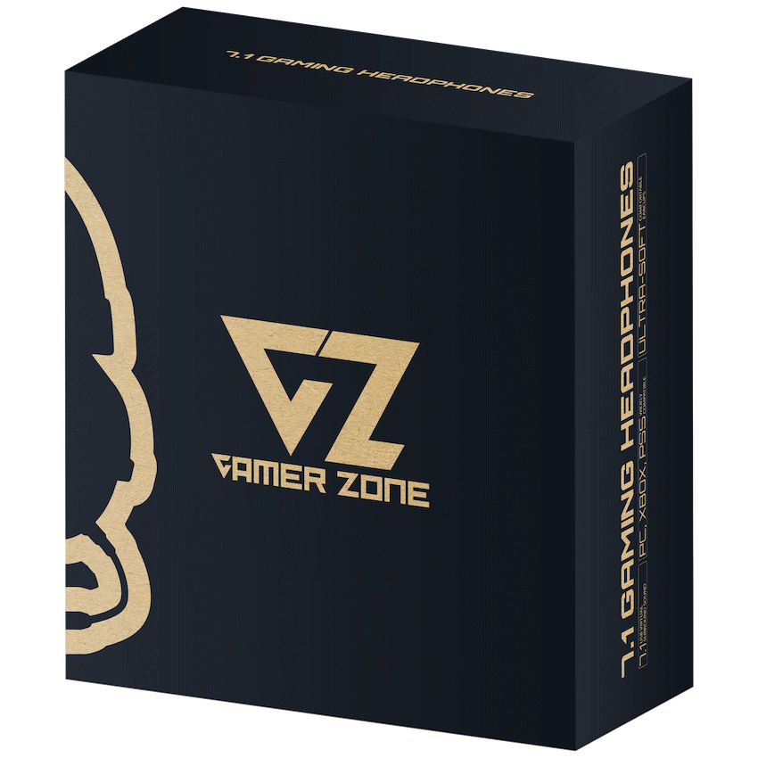 VX Gaming Gaming Gamer Zone '' series Pro Gaming Headset - Black & Red