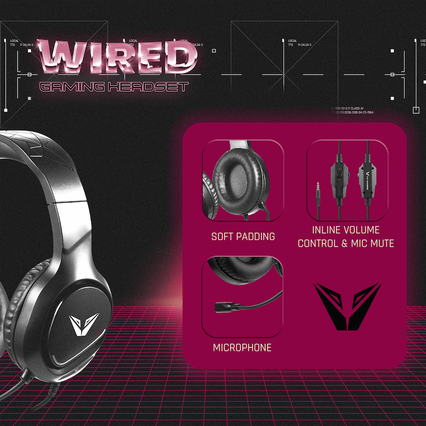 VX Gaming Gaming VX Gaming Blaze series Gaming Headset