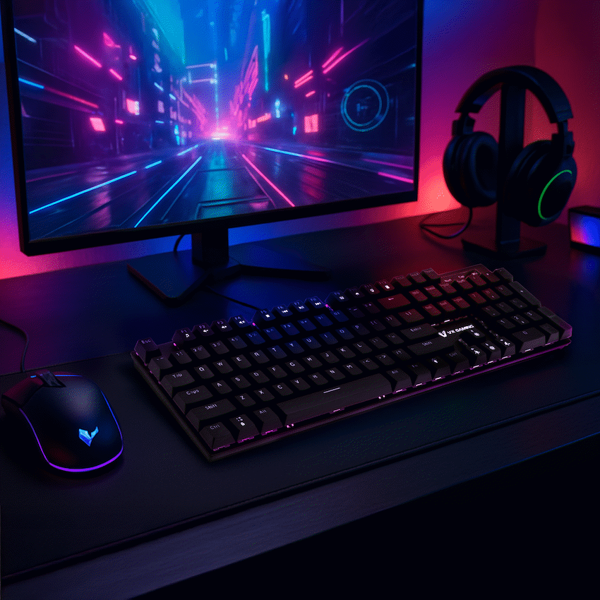 VX Gaming Gaming VX Gaming Floki RGB Full Mechanical Keyboard