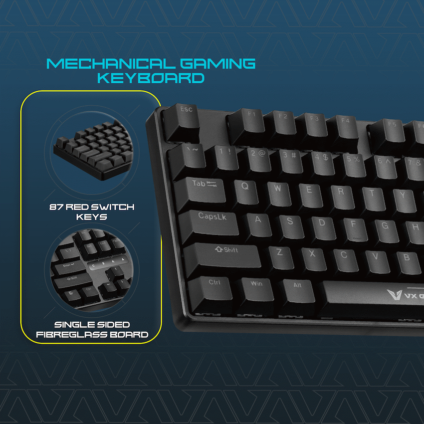 VX Gaming Gaming VX Gaming Hermes Series Mechanical Gaming Keyboard