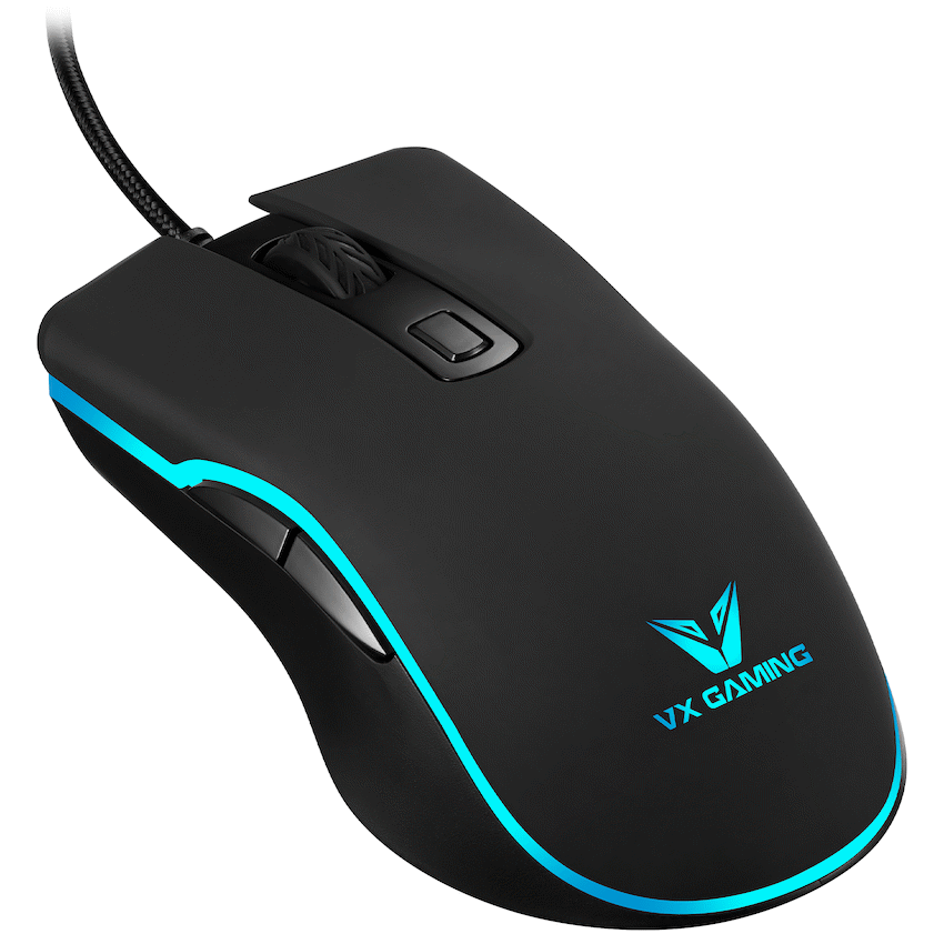 VX Gaming Gaming VX Gaming Hypnos Series Gaming Mouse with Rainbow Lighting