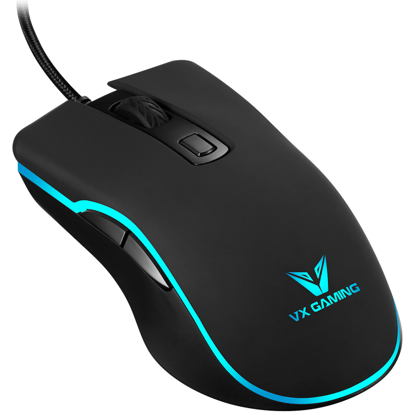 VX Gaming Gaming VX Gaming Hypnos Series Gaming Mouse with Rainbow Lighting