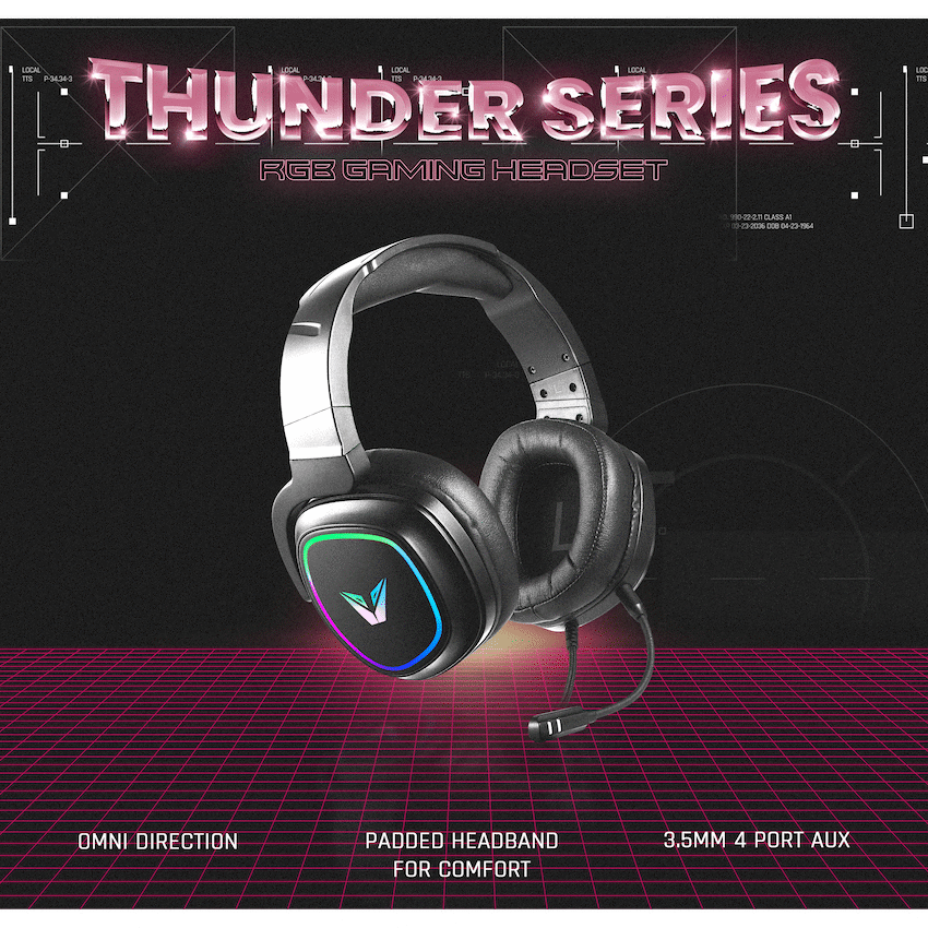 VX Gaming Gaming VX Gaming Maverick series Gaming Headset RGB