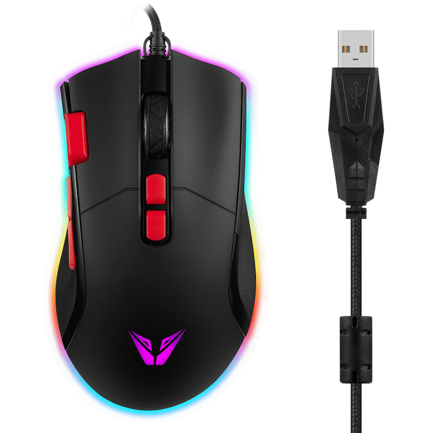 VX Gaming Gaming VX Gaming Morpheus Series Wired RGB Mouse with Braided Cable