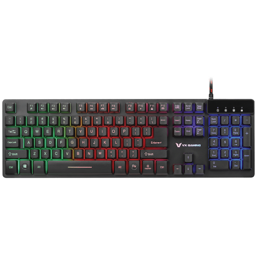 VX Gaming Gaming VX Gaming Poseidon Series Semi Mechanical Gaming Keyboard