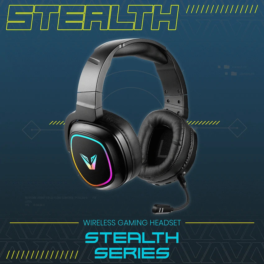 VX Gaming Gaming VX Gaming Stealth Series Wireless Gaming Headset - RGB