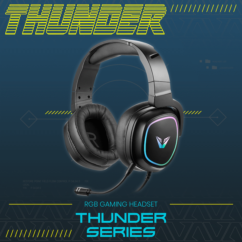 VX Gaming Gaming VX Gaming Thunder series Gaming Headset RGB