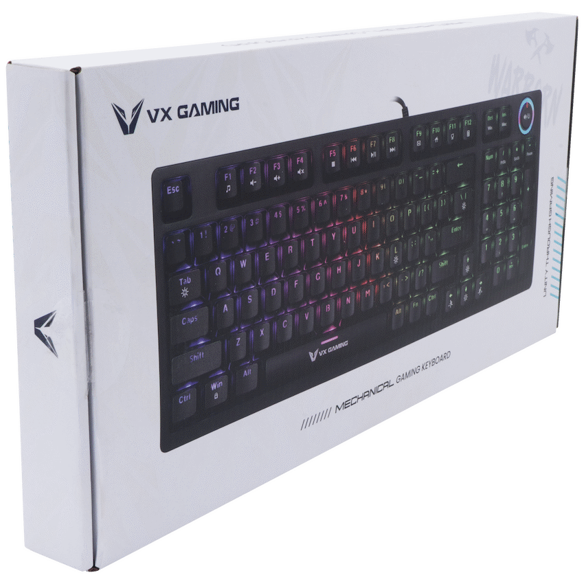 VX Gaming Gaming VX Gaming Warborn RGB TKL Mechanical Keyboard