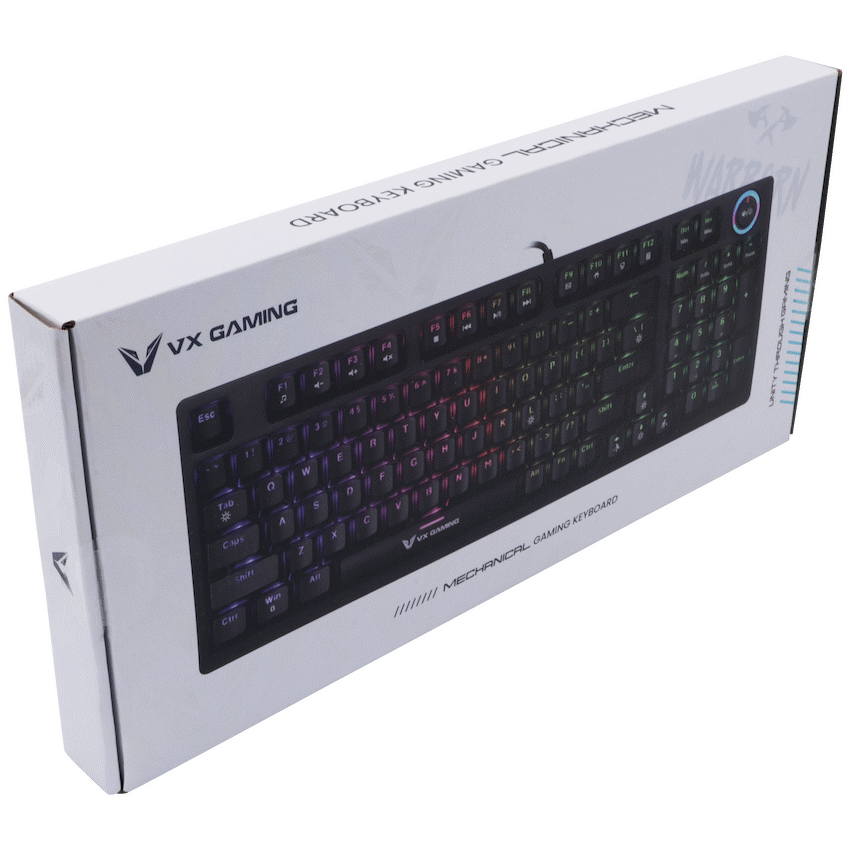VX Gaming Gaming VX Gaming Warborn RGB TKL Mechanical Keyboard