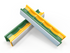 Wicked Edge 400/600 Grit Semi Round Stones Pack for Curved Blades
