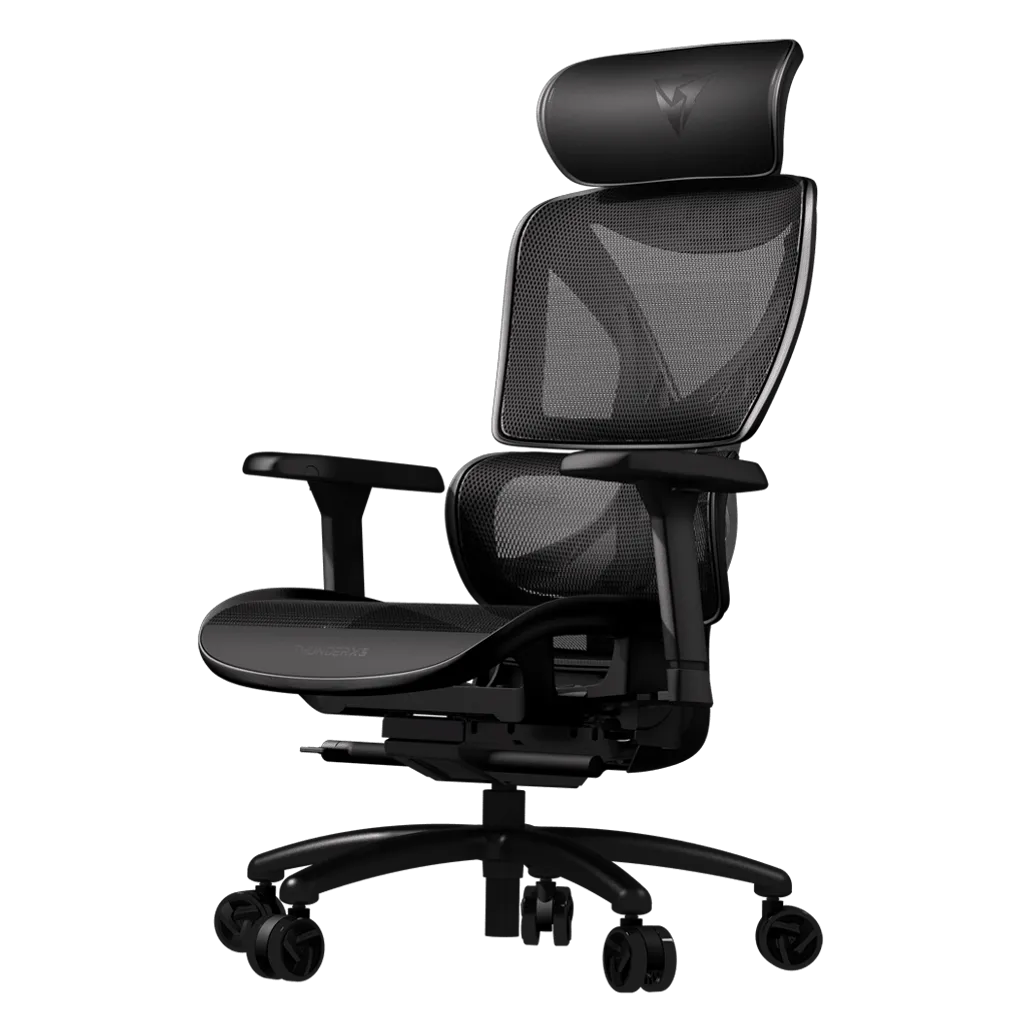 Thunderx3 XTC PRO Ergonomic Chair - Mesh Black (TEGC-3091101.11).