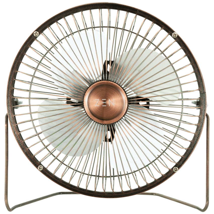 ZEN Kitchen and Home Zen Cool Series 6in Desk Fan - Copper