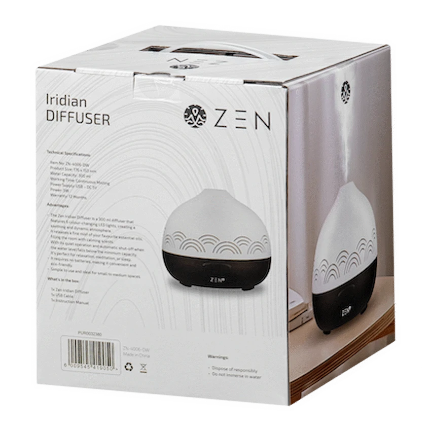 ZEN Kitchen and Home Zen Iridian Diffuser - Dark Wood