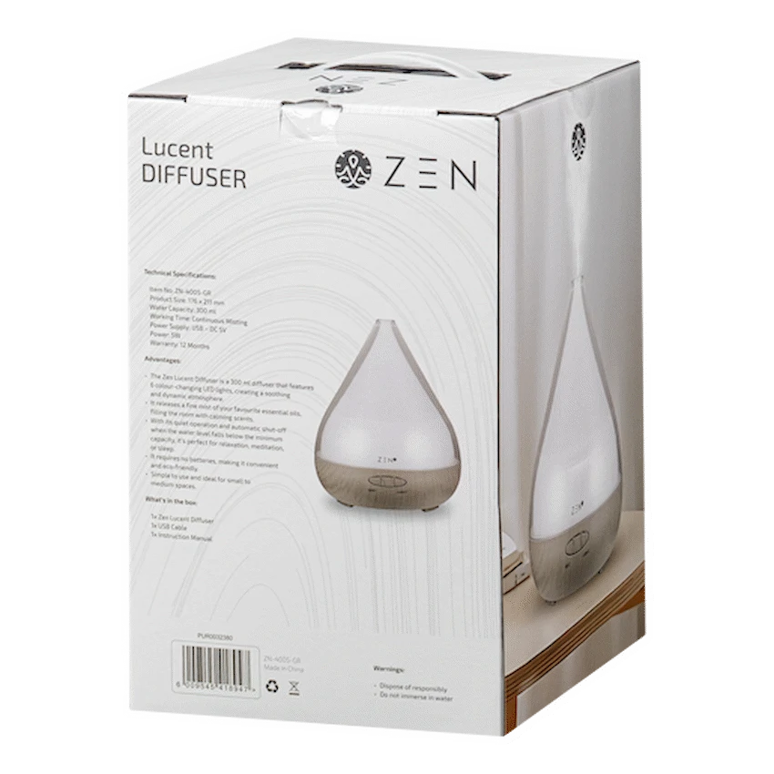 ZEN Kitchen and Home Zen Lucent Diffuser - Grey