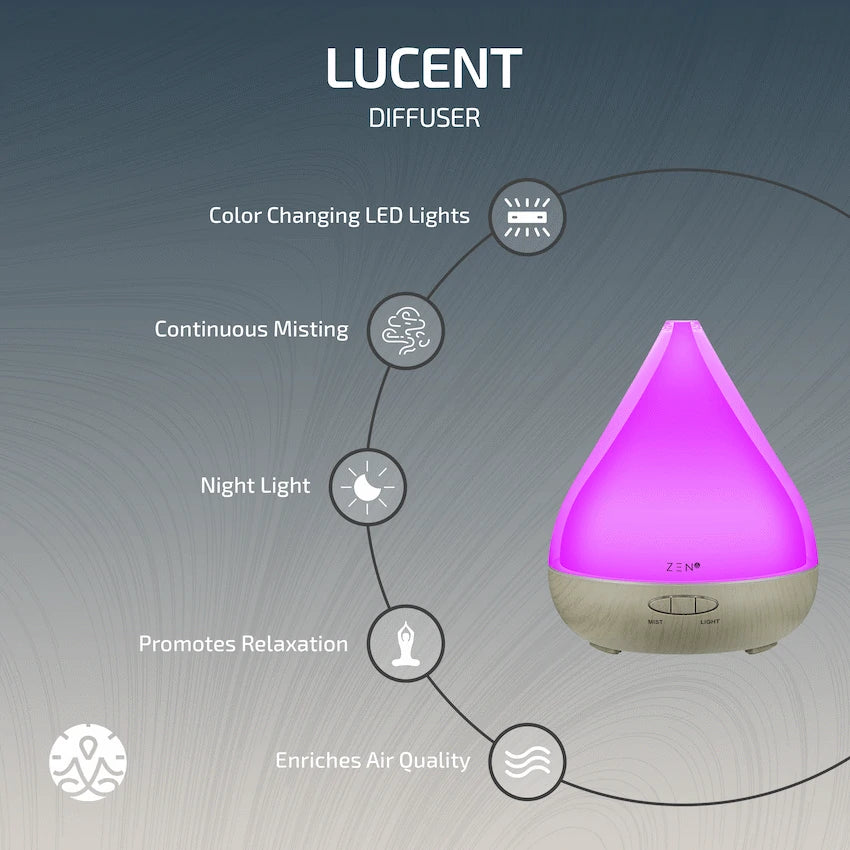 ZEN Kitchen and Home Zen Lucent Diffuser - Grey