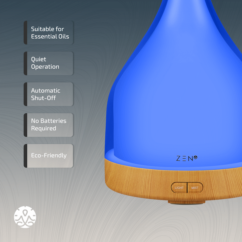 ZEN Kitchen and Home Zen Solace Diffuser - Light Wood