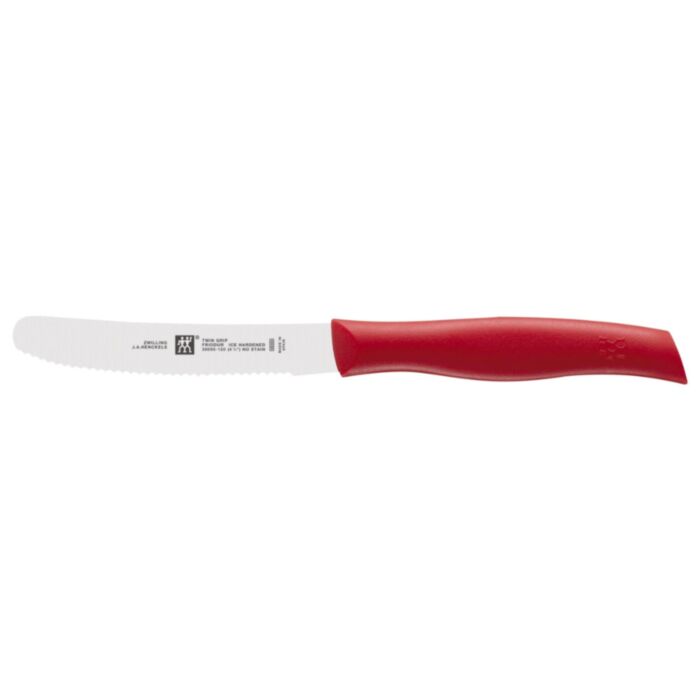 Zwilling ZWILLING - Red serrated Utility knife 12cm - ZW-38095-121